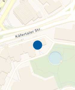 Vorschau: Karte von Klinik für Dermatologie, Venerologie und Allergologie, Universitätsklinikum Mannheim
