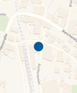 Vorschau: Karte von Raiffeisen Waren GmbH Oberbayern Südost - Lagerhaus Siegsdorf