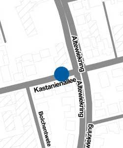 Vorschau: Karte von Haltestelle Braunschweig Kastanienallee