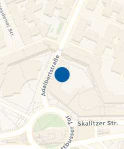 Vorschau: Karte von Bibliotheken Bezirksamt Friedrichshain- Kreuzberg Mittelpunktbibliothek