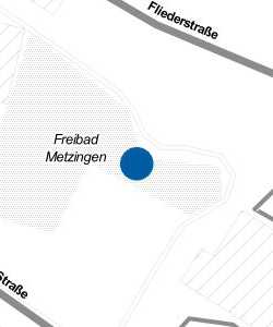 Vorschau: Karte von Freibad Metzingen