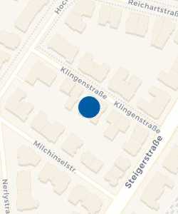 Vorschau: Karte von DJH Jugendherberge Erfurt Klingenstraße