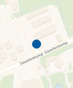 Vorschau: Karte von Parkplatz Hagenbecks Tierpark - Eingang am Gazellenkamp