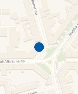 Vorschau: Karte von Frisör am August Bebel Platz