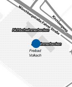 Vorschau: Karte von Freibad Volkach