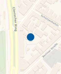 Vorschau: Karte von Kindertagesstätte und Familienzentrum Clevischer Ring