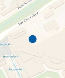 Vorschau: Karte von Parkhaus City-Galerie Augsburg Einfahrt Jakoberwallstraße