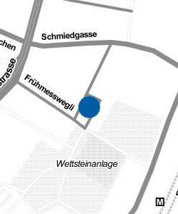 Vorschau: Karte von Öffentlicher Parkplatz mit 1 Behindertenparkplatz