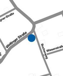 Vorschau: Karte von Raiffeisenbank Oberes Gäu eG Geschäftsstelle Weitingen