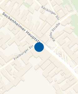 Vorschau: Karte von Polizeiposten Seckenheim