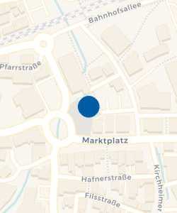 Vorschau: Karte von Rathaus Ebersbach an der Fils