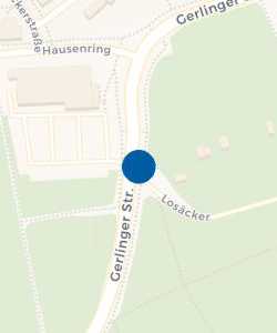 Vorschau: Karte von Bushaltestelle Gerlinger Straße