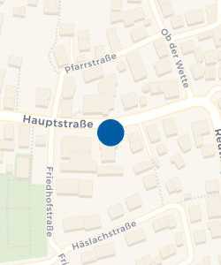 Vorschau: Karte von Bushaltestelle Kemnat Altes Rathaus - Ostfildern