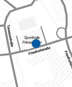 Vorschau: Karte von Sporthalle Friesenheim