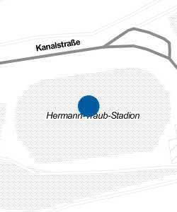 Vorschau: Karte von Hermann-Traub-Stadion