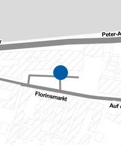 Vorschau: Karte von Motorradparkplatz Florinmarkt