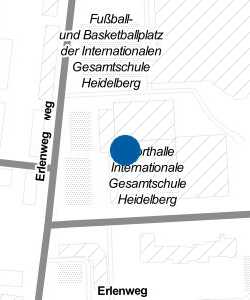 Vorschau: Karte von Sporthalle Internationale Gesamtschule Heidelberg