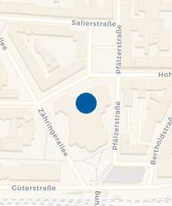 Vorschau: Karte von AOK Baden-Württemberg - KundenCenter Pforzheim