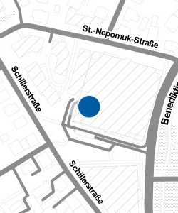 Vorschau: Karte von Parkhaus Benediktinerring (Underground)