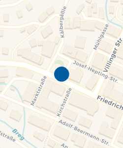 Vorschau: Karte von Vöhrenbach Rathausplatz