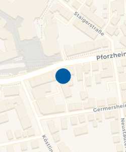 Vorschau: Karte von AOK Baden-Württemberg - KundenCenter Weilimdorf