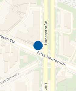 Vorschau: Karte von Taxihalteplatz Hansastr.