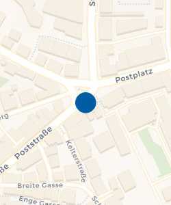 Vorschau: Karte von Bushaltestelle Böblingen Postplatz