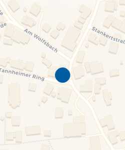 Vorschau: Karte von Volksbank eG Schwarzwald Baar Hegau, Geschäftsstelle Tannheim
