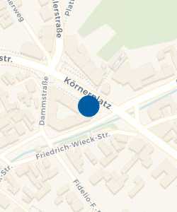 Vorschau: Karte von Bushaltestelle Körnerplatz, Dresden