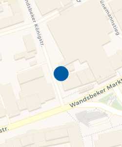 Vorschau: Karte von Alfa Reinigung - Wandsbek Markt