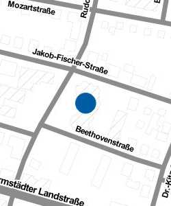 Vorschau: Karte von Volksbank Mainspitze eG, Geschäftsstelle Gustavsburg