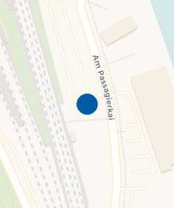 Vorschau: Karte von Parken und Meer Parkplatz am Cruise Center Warnemünde