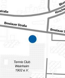 Vorschau: Karte von Arbeiter-Samariter-Bund Rettungswache Weinheim
