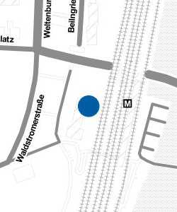 Vorschau: Karte von Haltestelle Nürnberg Reichelsdorf Bahnhof