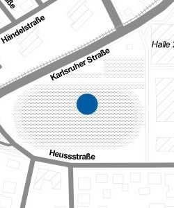 Vorschau: Karte von Schulsportplatz Heussstraße