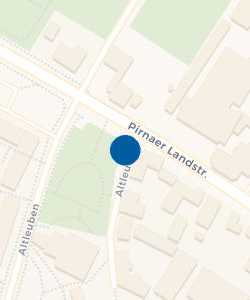 Vorschau: Karte von Taxihalteplatz Leuben