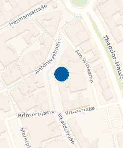 Vorschau: Karte von Volksbank Ruhr Mitte eG, Niederlassung Herten-Mitte
