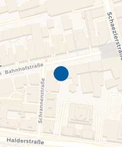 Vorschau: Karte von HypoVereinsbank Augsburg
