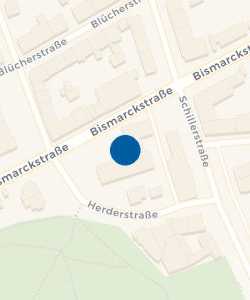 Vorschau: Karte von Justizvollzugsanstalt Duisburg-Hamborn - Zweiganstalt Dinslaken