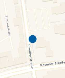 Vorschau: Karte von Bushaltestelle Haltestelle Posener Straße
