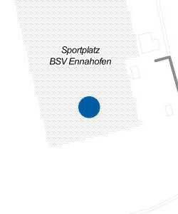 Vorschau: Karte von Sportplatz BSV Ennahofen