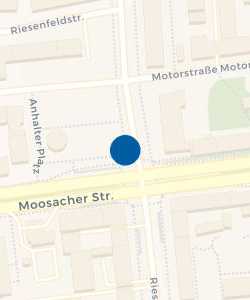 Vorschau: Karte von Anhalter Platz (Riesenfeldstraße)