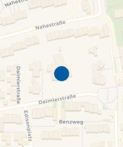 Vorschau: Karte von Städt. Familienzentrum und Kindertagesstätte Daimlerstraße