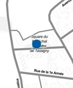Vorschau: Karte von Square du Maréchal de Lattre de Tassigny