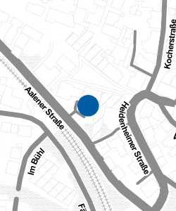 Vorschau: Karte von VR-Bank Ostalb eG - Beratungsgeschäftsstelle Unterkochen