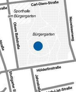 Vorschau: Karte von Obere Wiese im Bürgergarten