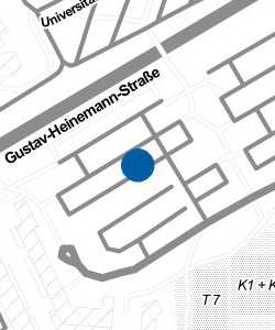 Vorschau: Karte von Parkplatz Universität Ost