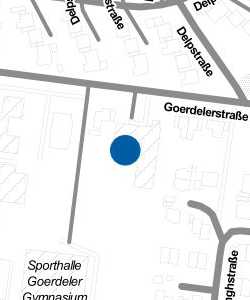 Vorschau: Karte von Kindertagesstätte Kinderinsel Goerdelerstraße
