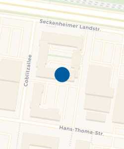 Vorschau: Karte von Duale Hochschule Baden-Württemberg Mannheim