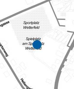 Vorschau: Karte von Spielplatz am Sportplatz Wetterfeld
